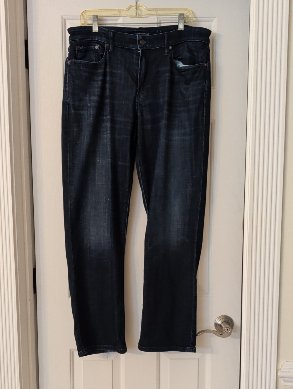 Lucky Brand Dark Blue Straight-Leg Men's Jeans